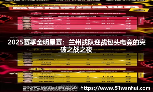 2025赛季全明星赛：兰州战队迎战包头电竞的突破之战之夜